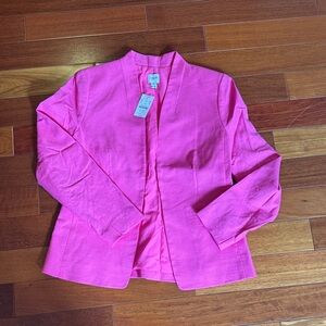 Jcrew women's linen blazer. NWT